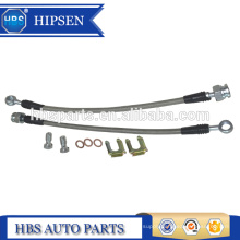 11" length stainless steel braided brake hose/brake lines 10MM M10X1.5 BANJO BOLT for GM Universal rear calipers